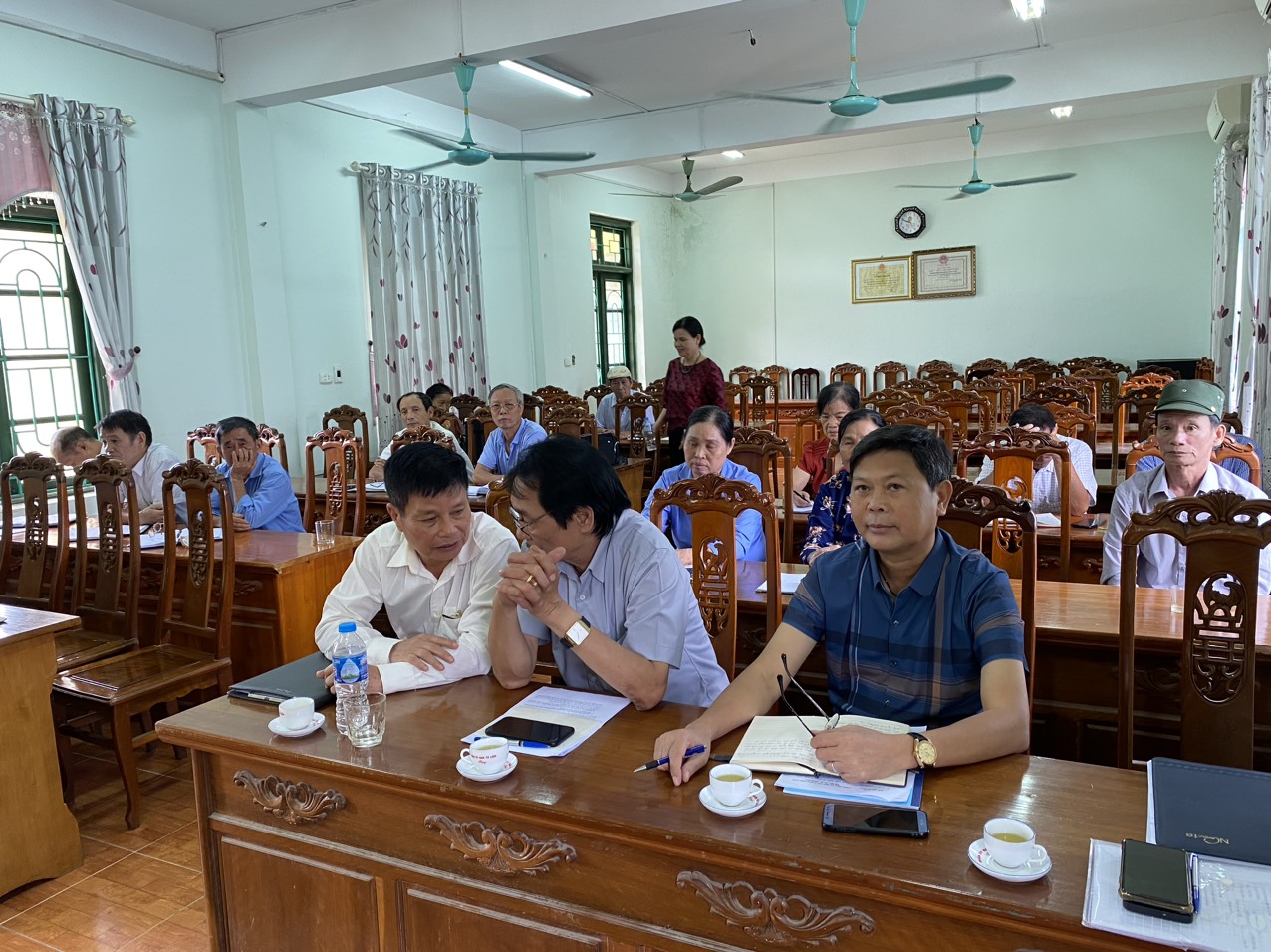 HỘI CỰU TNXP HUYỆN THẠCH THẤT TIẾP ĐOÀN LÀM VIỆC CÔNG TÁC THÀNH HỘI