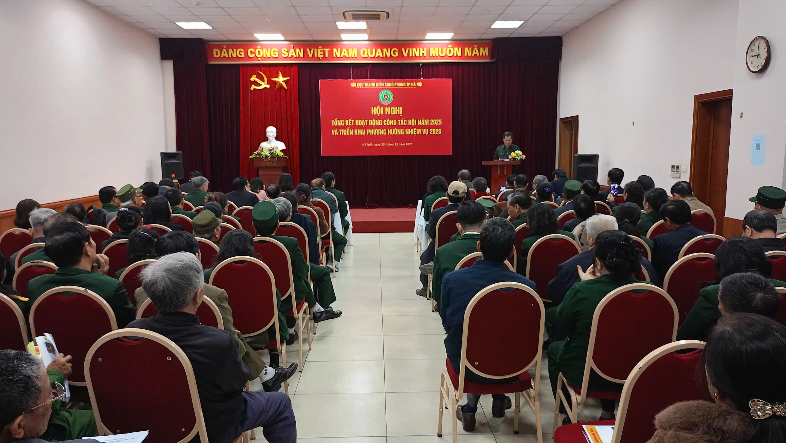 HỘI CỰU TNXP THÀNH PHỐ HÀ NỘI TỔ CHỨC HỘI NGHỊ TỔNG KẾT HOẠT ĐỘNG NĂM 2025 VÀ TRIỂN KHAI NHIỆM VỤ NĂM 2026