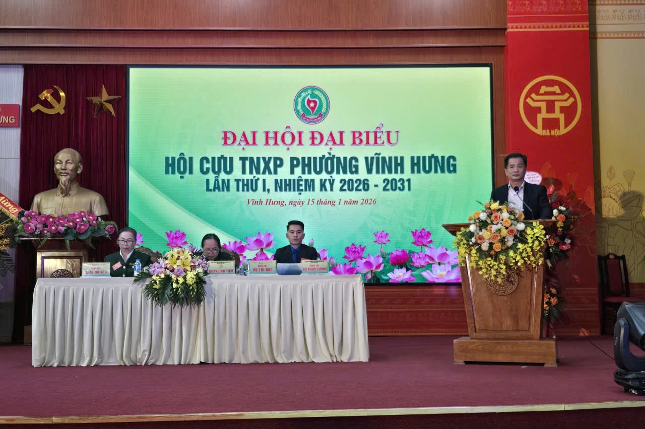 ĐẠI HỘI HỘI CỰU THANH NIÊN XUNG PHONG PHƯỜNG VĨNH HƯNG LẦN THỨ NHẤT, NHIỆM KỲ 2026–2031 THÀNH CÔNG TỐT ĐẸP