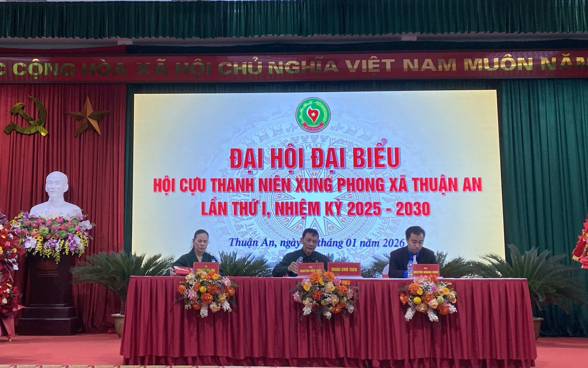 VANG MÃI HÀO KHÍ THANH NIÊN XUNG PHONG: CHÀO MỪNG THÀNH CÔNG ĐẠI HỘI HỘI CỰU TNXP XÃ THUẬN AN, NHIỆM KỲ 2025 – 2030