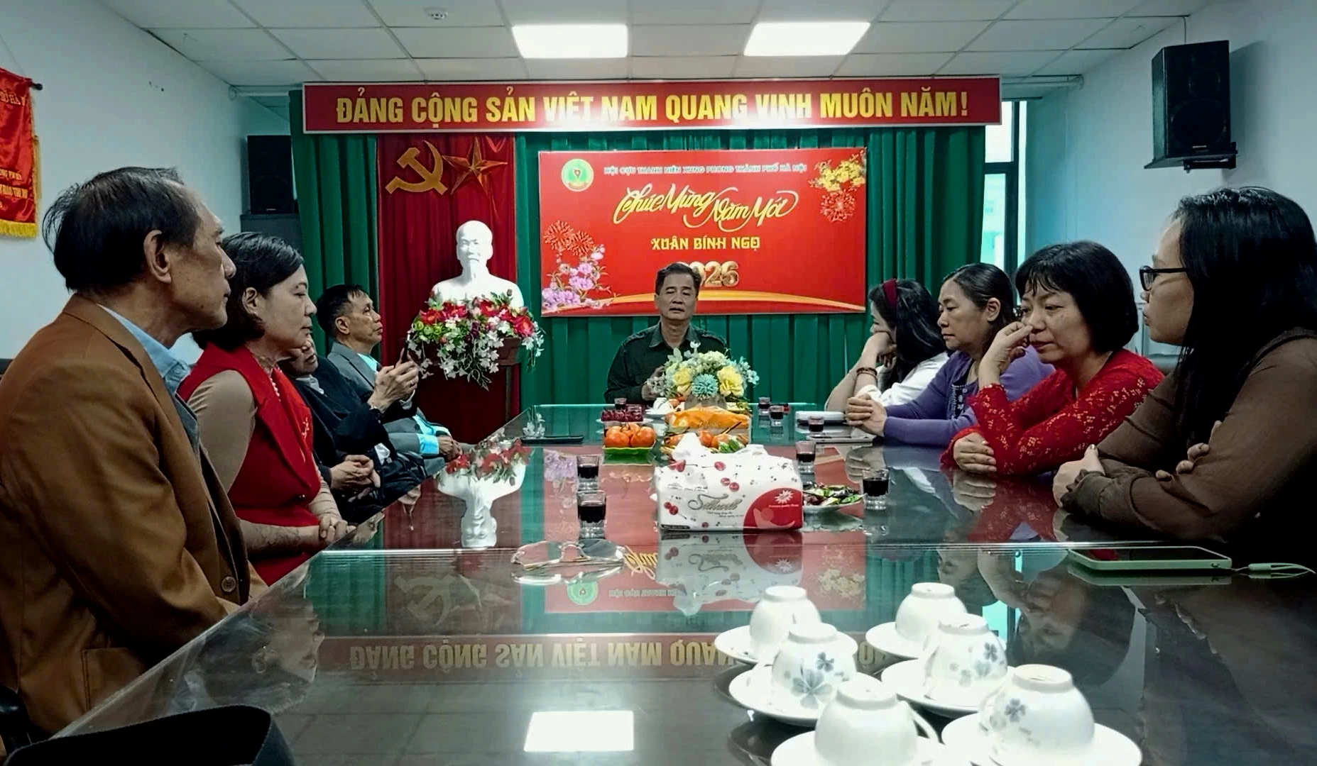 VĂN PHÒNG HỘI CỰU THANH NIÊN XUNG PHONG HÀ NỘI HỌP MẶT ĐẦU XUÂN BÍNH NGỌ 2026